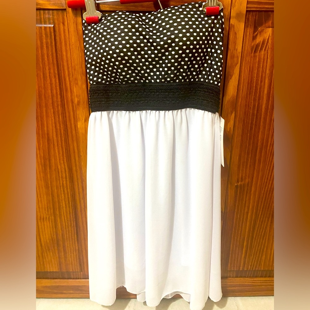 Strapless Summer Mini-Dress